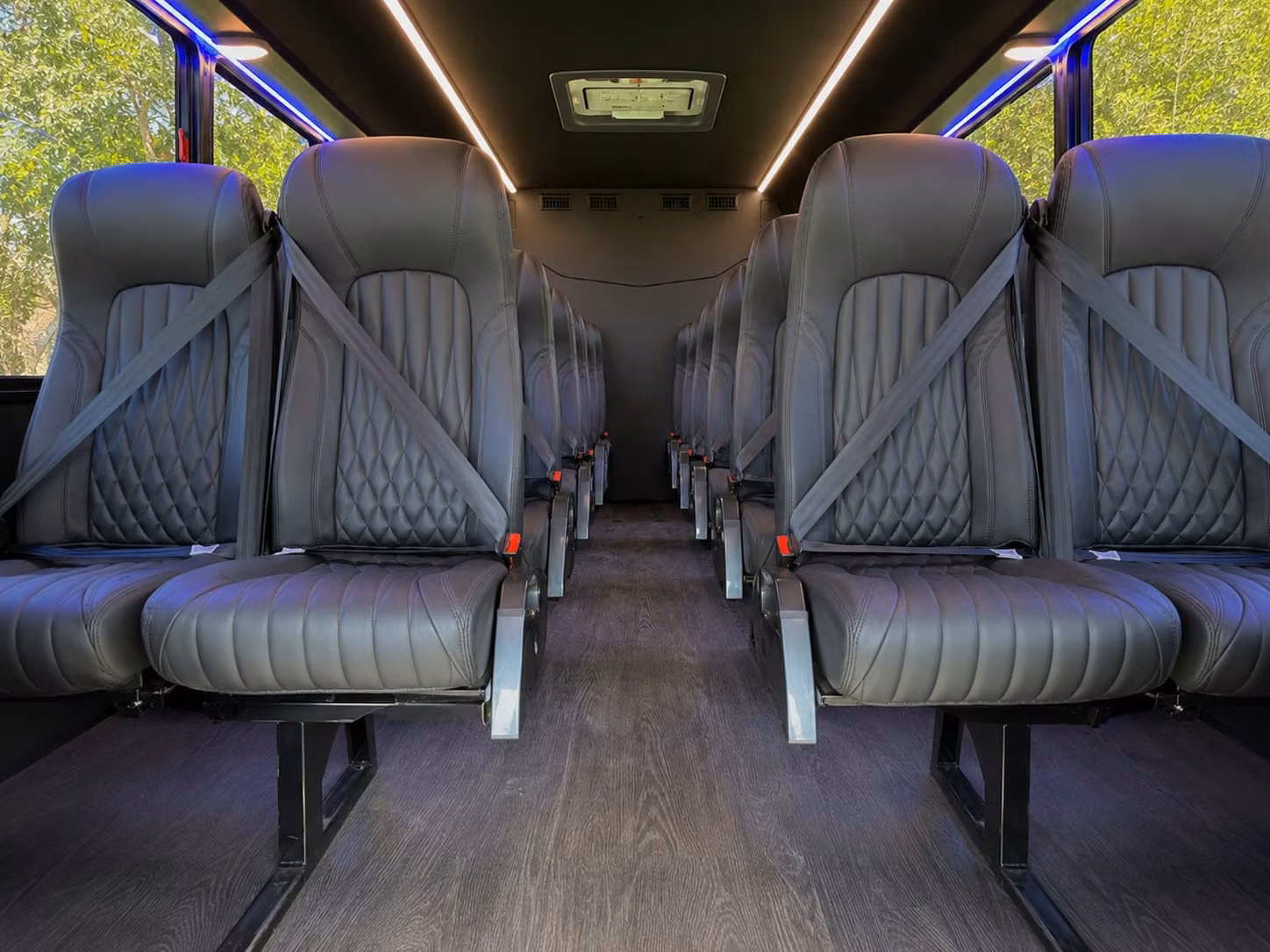 18 passenger minibus inside