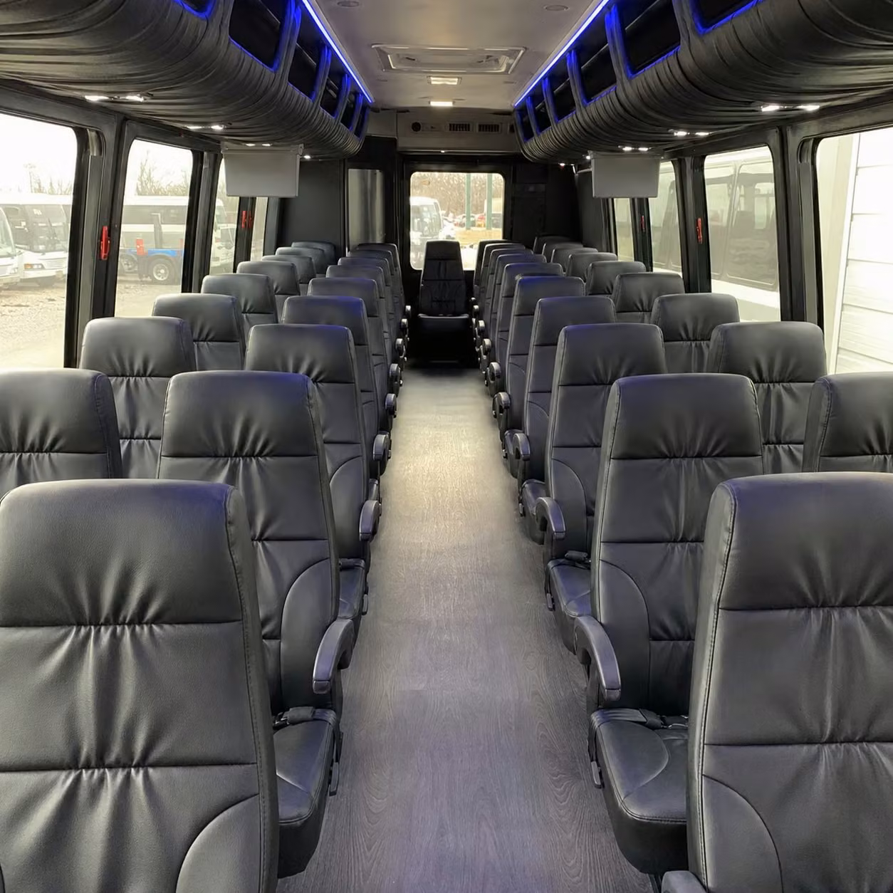 25 passenger minibus inside