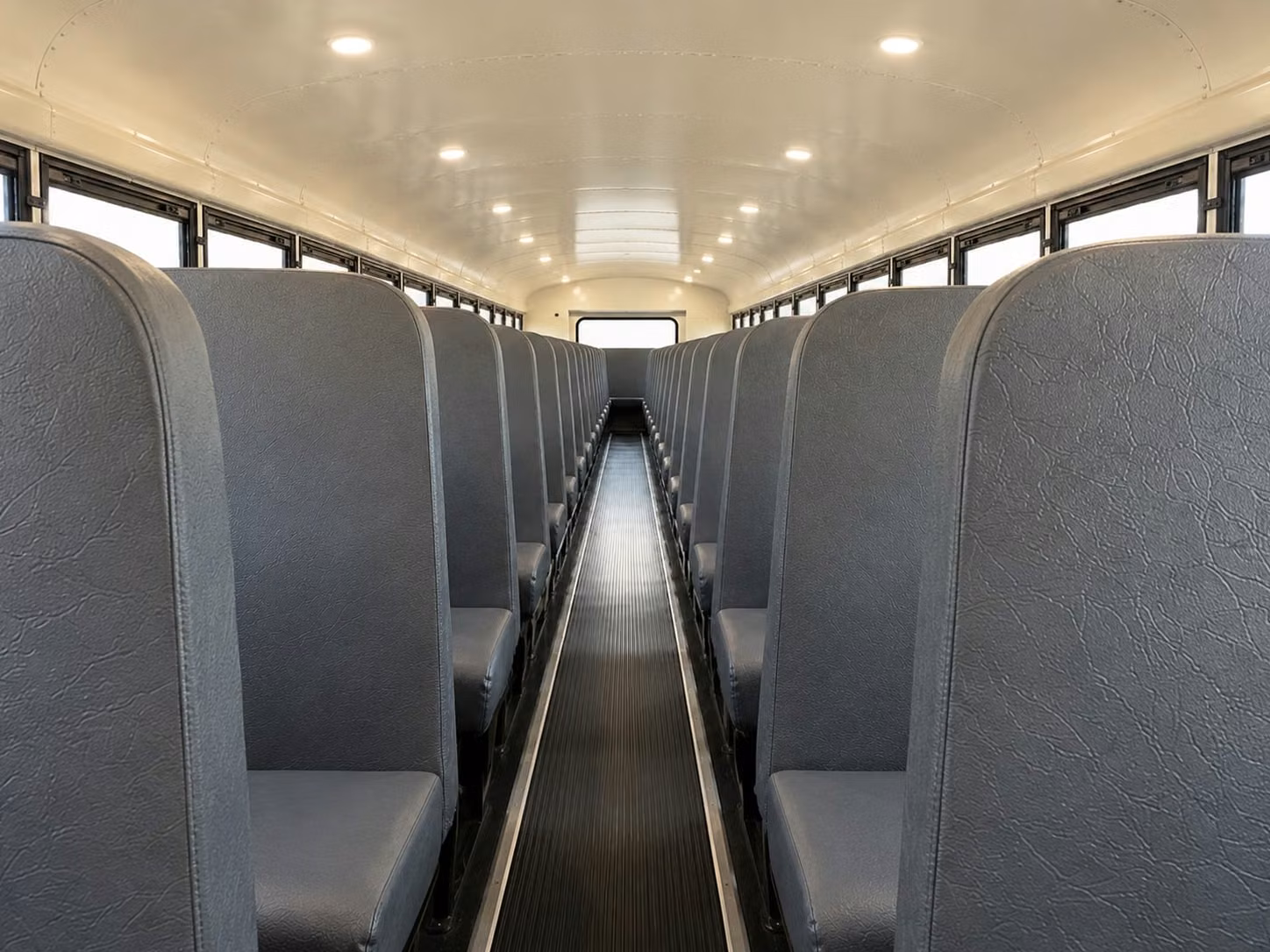 school bus inside