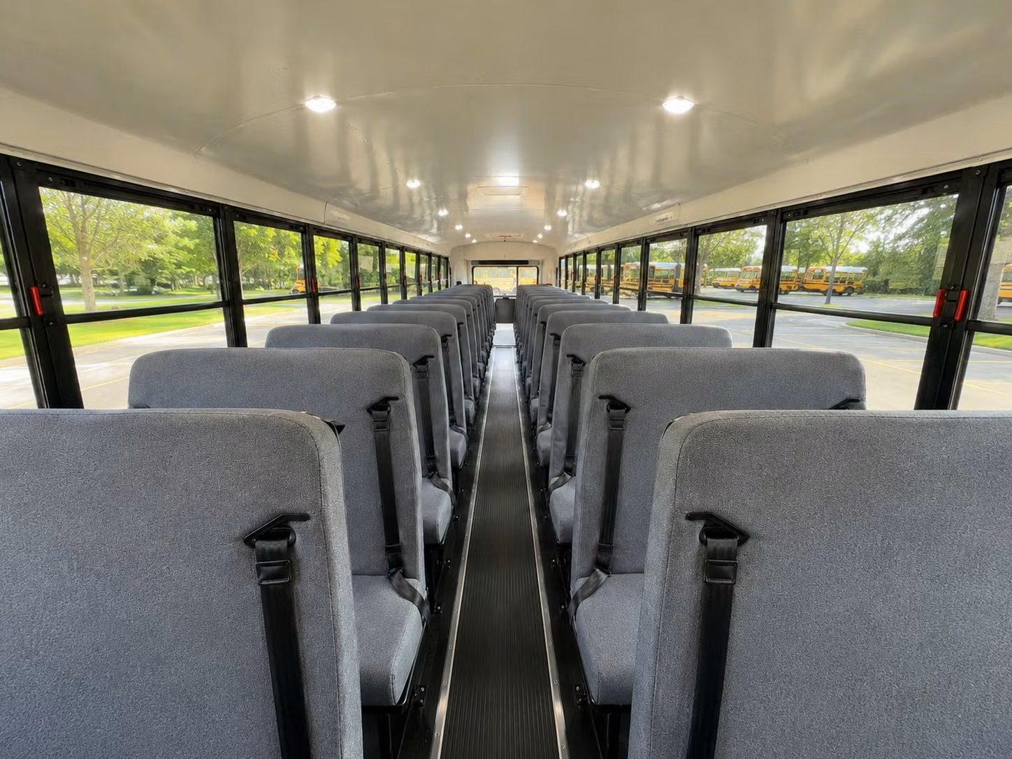 school bus interior